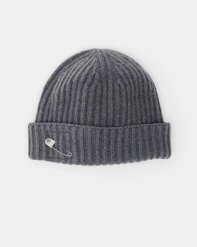 Cashmere Beanie | Grey