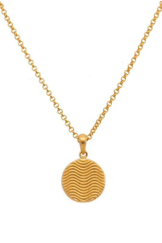 Serenity Necklace 24K Gold Vermeil