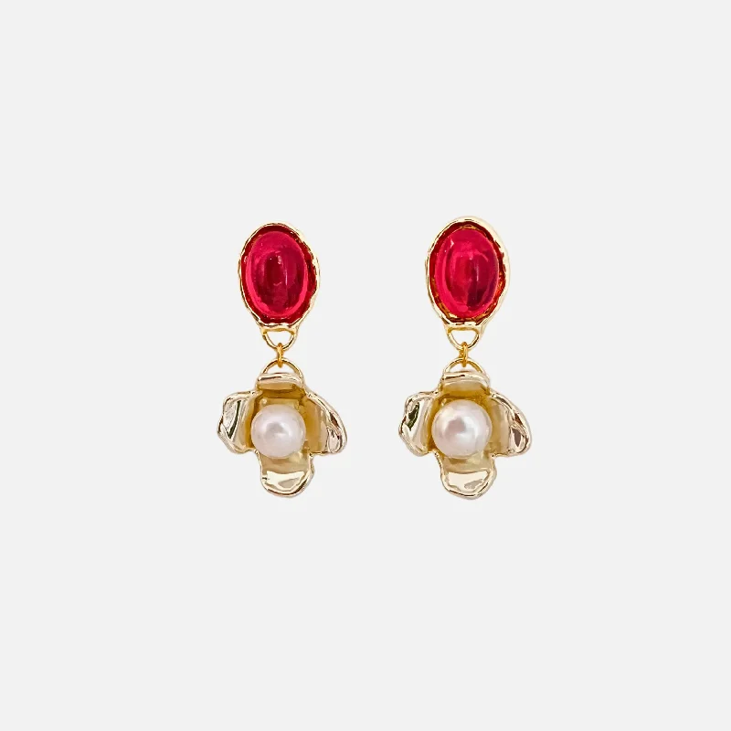 Ruby Earrings