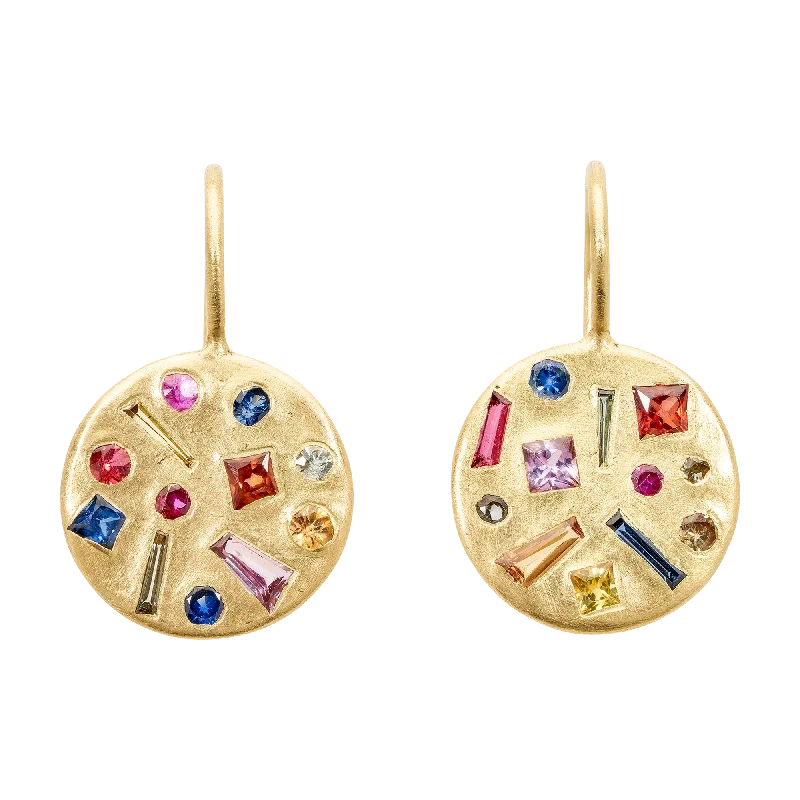 Large Harlequin Constellation Hook Earrings - Made to Order