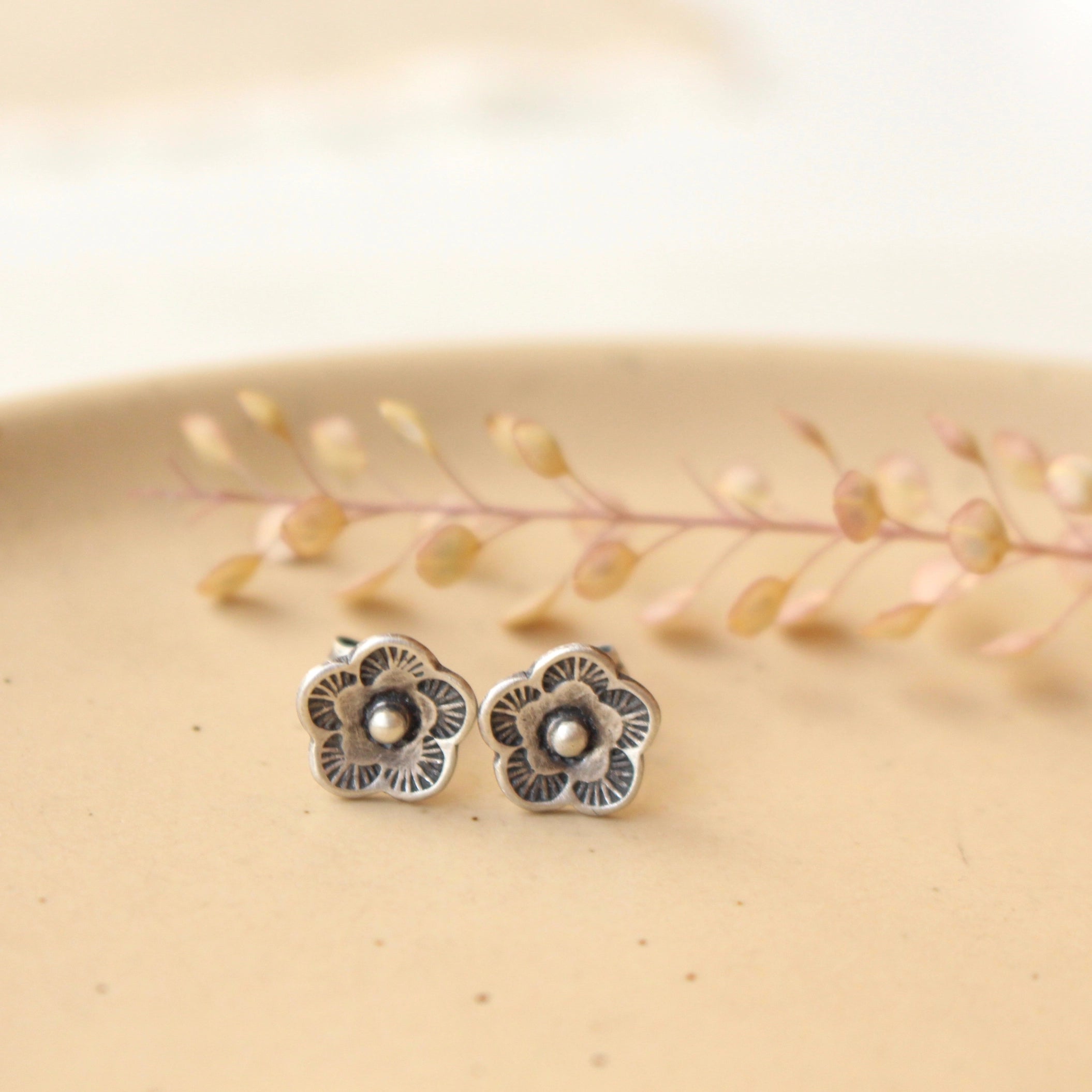 Mini Cactus Flower Earrings