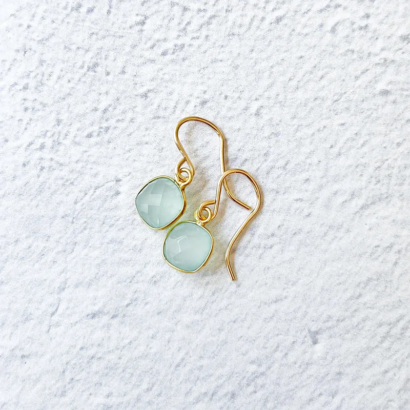 Mini Helena Earrings - Chalcedony