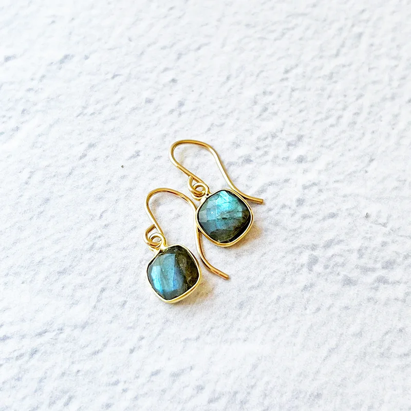 Mini Helena Earrings - Labradorite