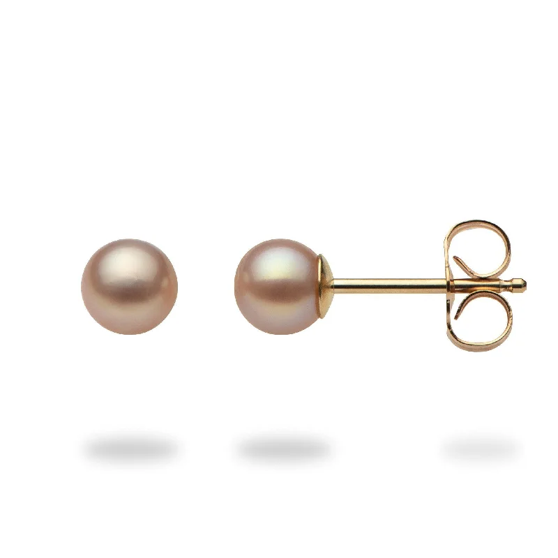 Freshwater Pearl Earrings in Gold - 4-5mm