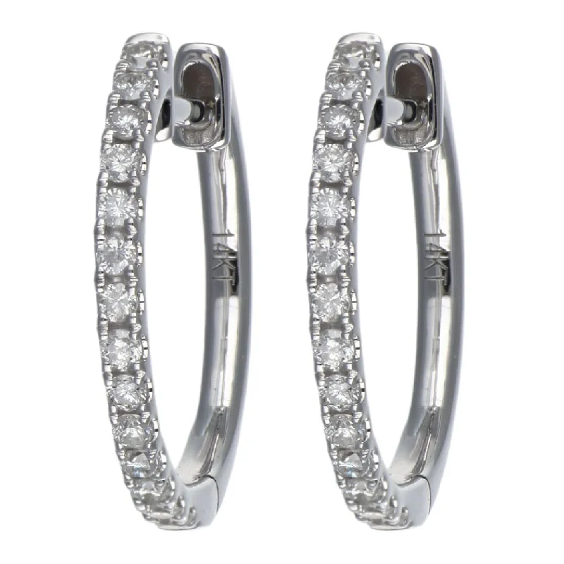 White Diamond Earrings (White Diamond 0.25 cts.)