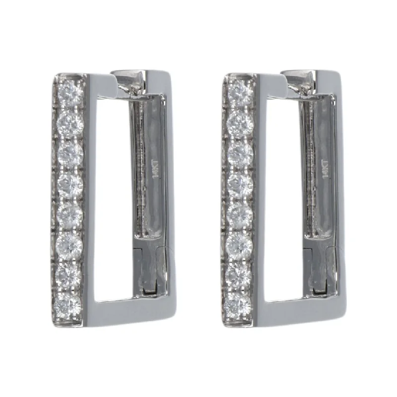 White Diamond Earrings (White Diamond 0.3 cts.)