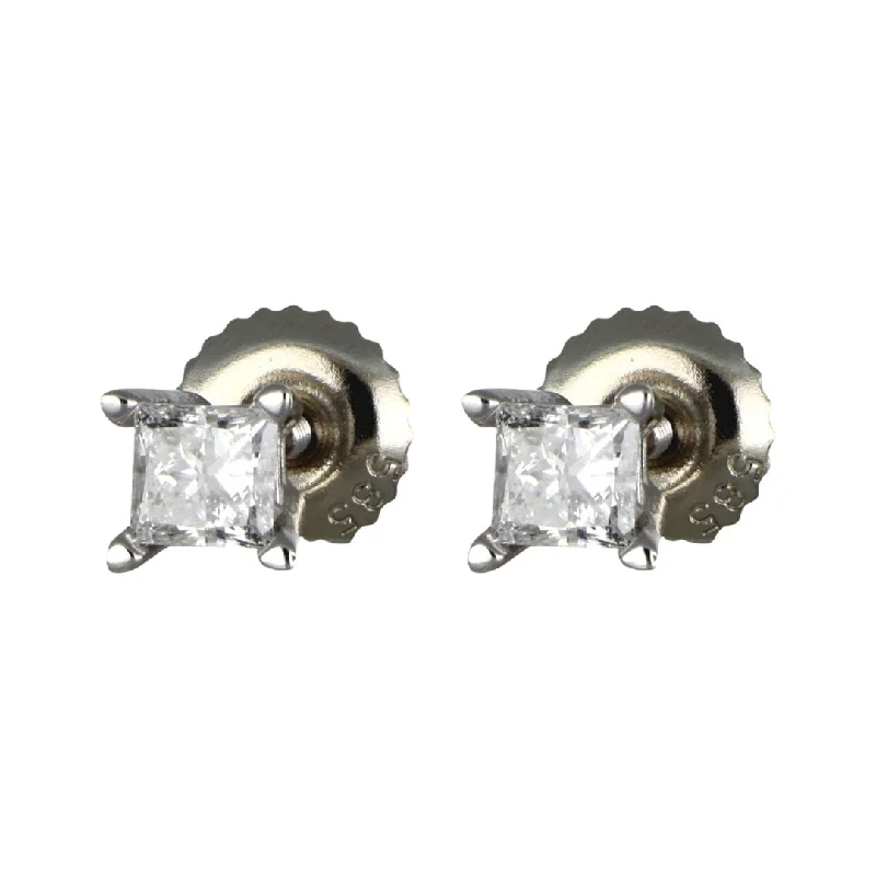 White Diamond Earrings (White Diamond 0.49 cts.)