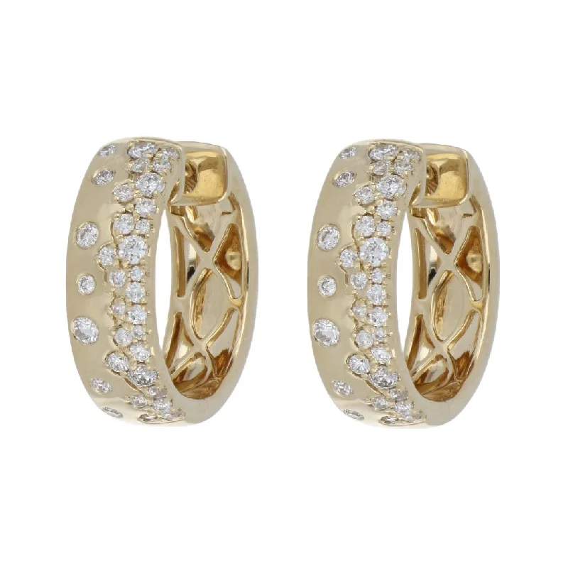 White Diamond Earrings (White Diamond 0.5 cts.)