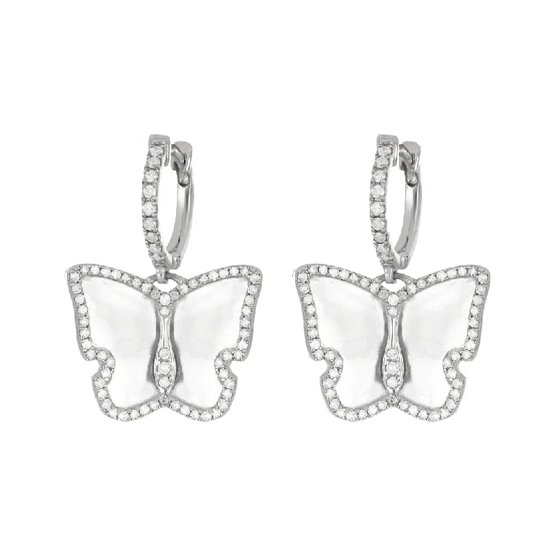 White Diamond Earrings (White Diamond 0.59 cts.)