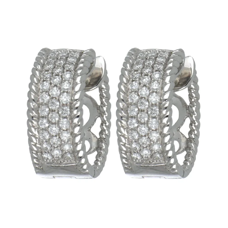 White Diamond Earrings (White Diamond 0.71 cts.)