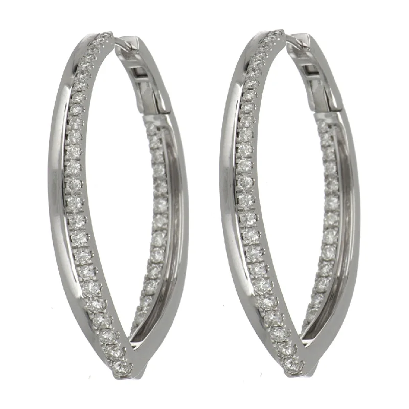 White Diamond Earrings (White Diamond 2.05 cts.)