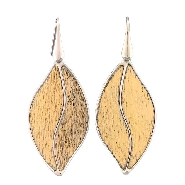 YGP Sterling Leaf Dangle Earrings