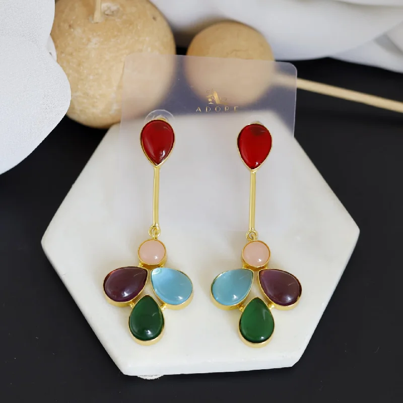 Multicolour Marsia Dew Drop Earring