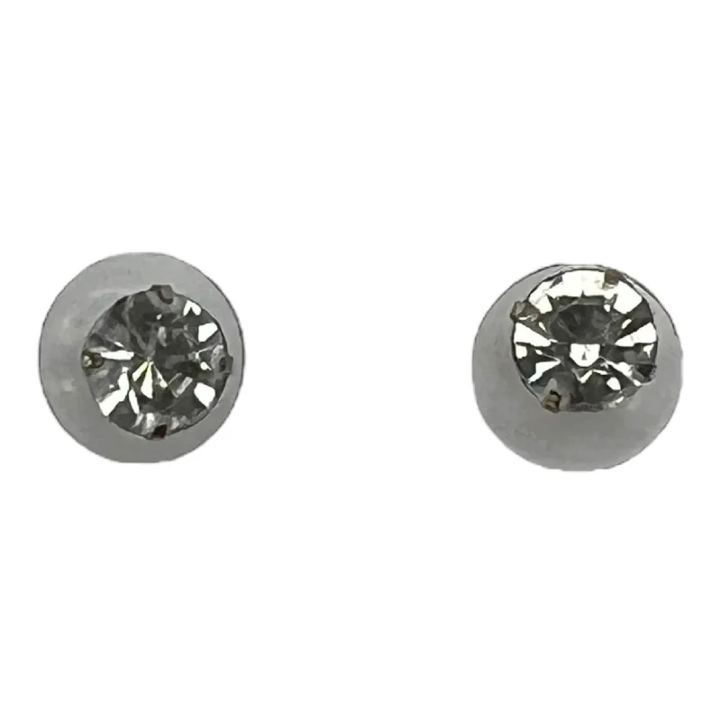 SILVER EARRINGS STUD by CMF