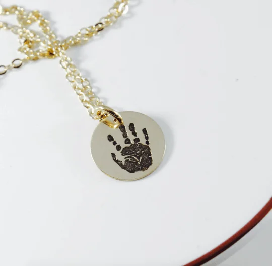 Custom Handprint Necklace