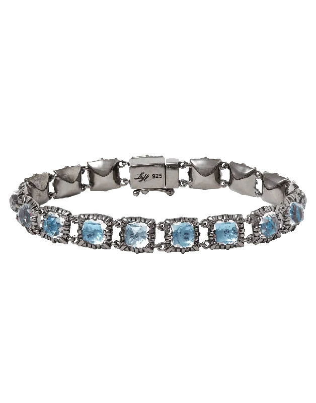 Bella Small Jeu De Paume Sky Bracelet