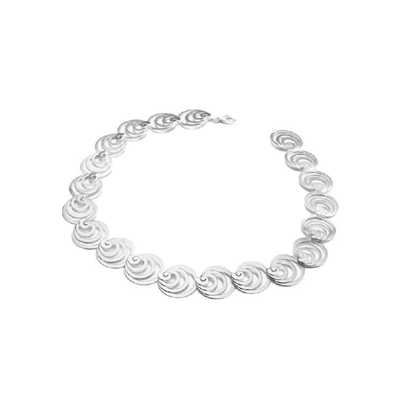 Sterling Silver Choku Rei Multi Circle Necklace