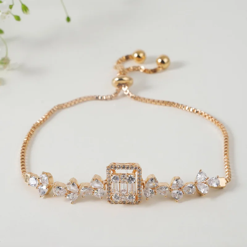 Stunning cz diamond bracelet for women