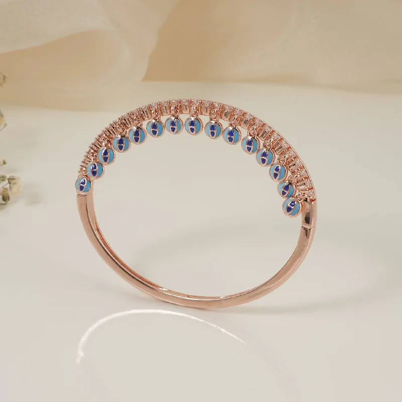 Stunning meenakari diamond openable bracelet for women